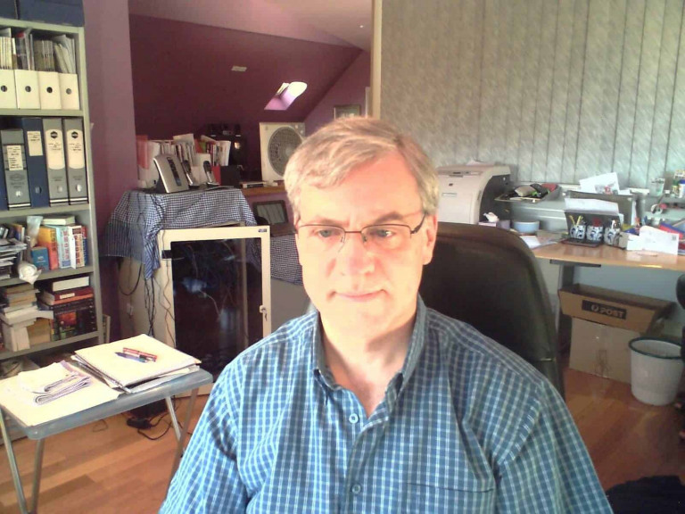 Paul Hughes at his office in Melbourne Australia