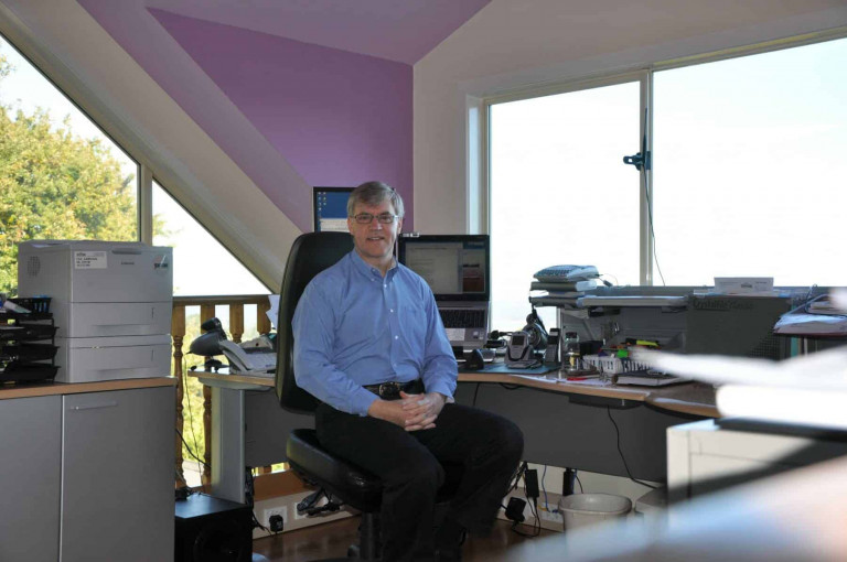 Paul Hughes at his office in Melbourne Australia